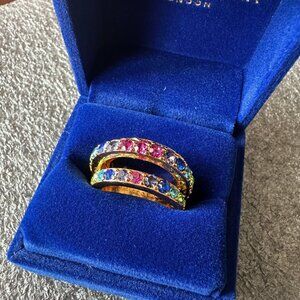 Kurt Geiger - Rainbow Triple Ring